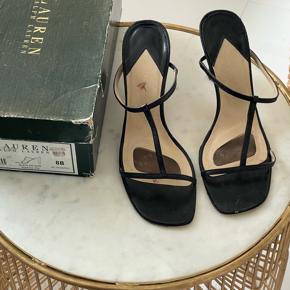 Lauren Ralph Lauren: Black Kid Skin Karolyn’s